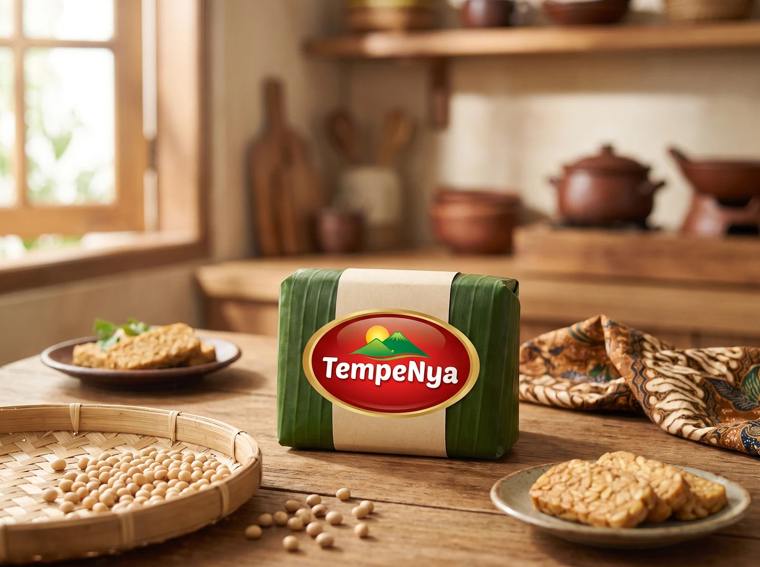 Tempe Daun Pisang
